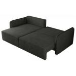 Narożnik MESTO L - strona lewa - szary, struktura