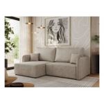 Narożnik MESTO L - strona lewa - beżowy, struktura