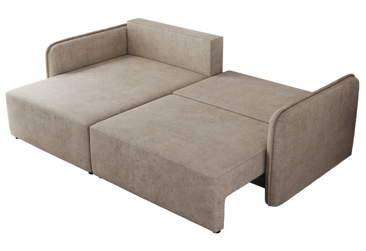 Narożnik MESTO L - strona lewa - beżowy, struktura