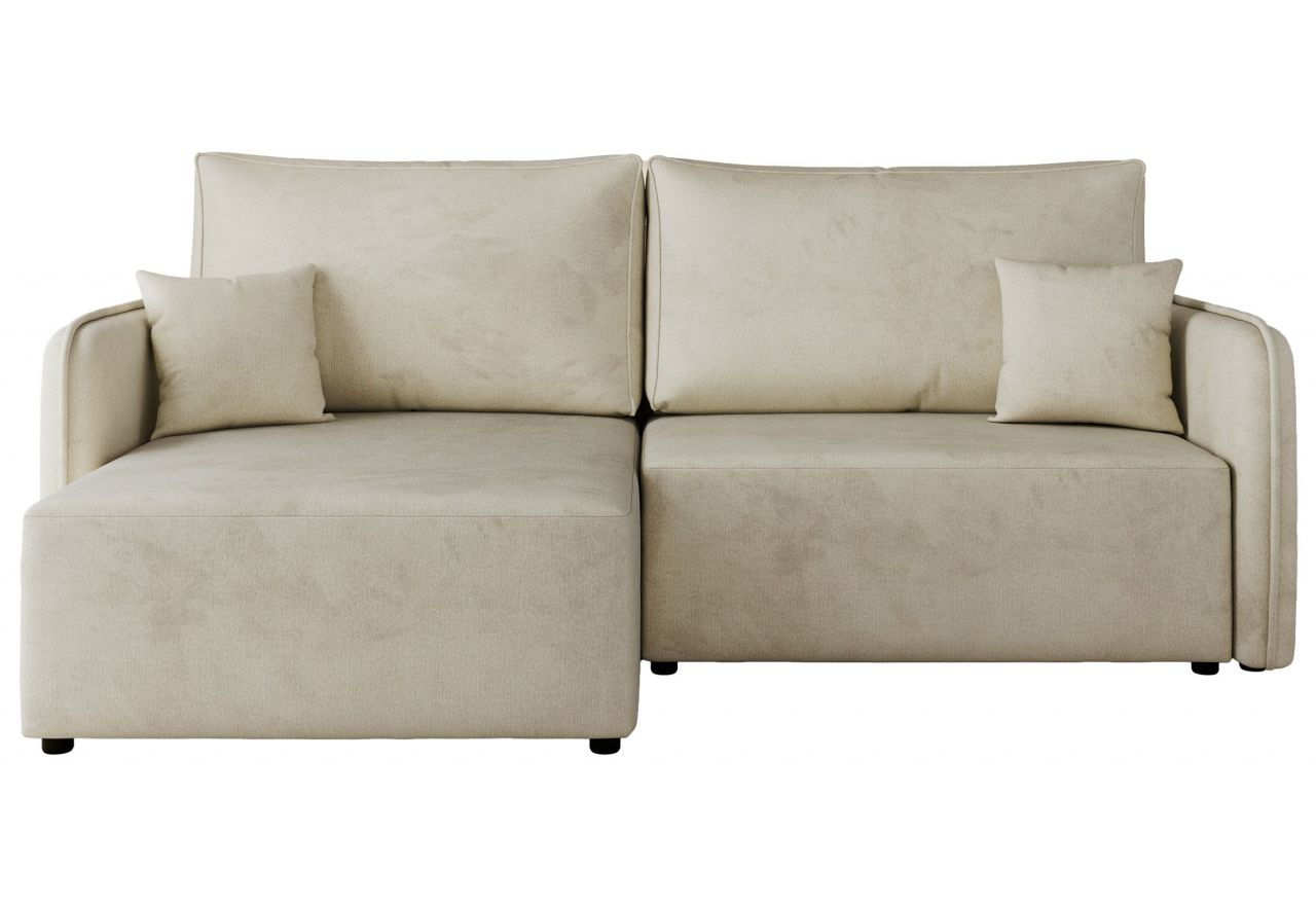 Narożnik MESTO L - strona lewa - beżowy, welvet