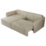 Narożnik MESTO L - strona lewa - beżowy, welvet