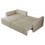 Narożnik MESTO L - strona lewa - beżowy, welvet