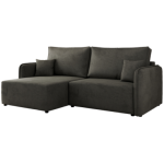 Narożnik MESTO L - strona lewa - ciemnoszary, welvet