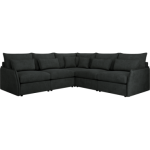 Narożnik VERSO L - uniwersalny - ciemnoszary, struktura