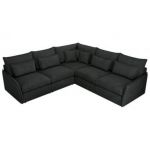 Narożnik VERSO L - uniwersalny - ciemnoszary, struktura