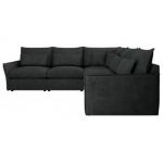 Narożnik VERSO L - uniwersalny - ciemnoszary, struktura