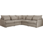 Narożnik VERSO L - uniwersalny - beżowy, struktura