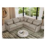 Narożnik VERSO L - uniwersalny - beżowy, struktura