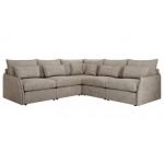 Narożnik VERSO L - uniwersalny - beżowy, struktura