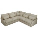 Narożnik VERSO L - uniwersalny - beżowy, welvet