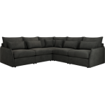 Narożnik VERSO L - uniwersalny - ciemnoszary, welvet