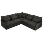 Narożnik VERSO L - uniwersalny - ciemnoszary, welvet