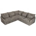 Narożnik VERSO L - uniwersalny - jasnobrązowy, sztruks