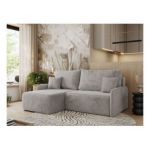 Narożnik ARPA L - strona lewa - jasnoszary, plusz