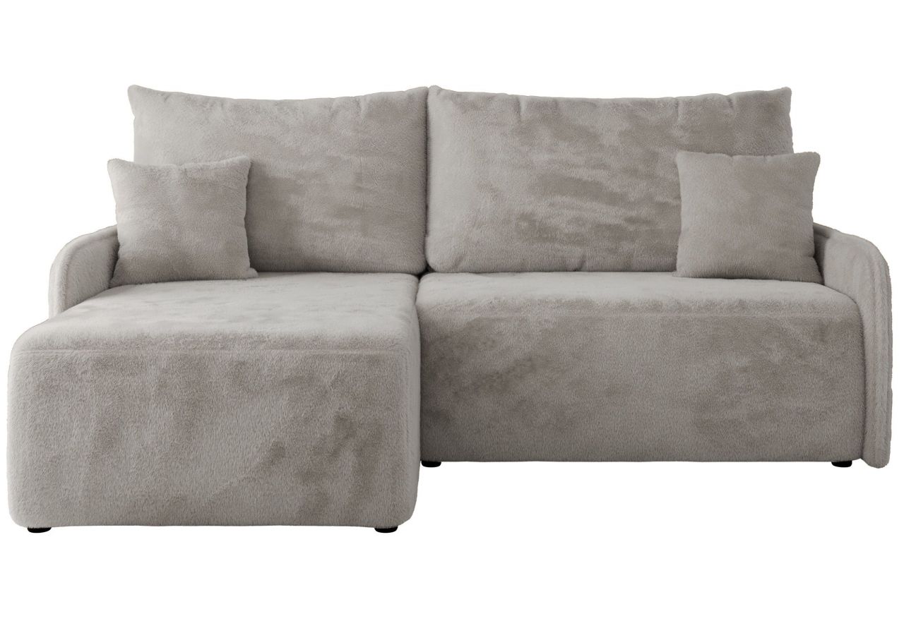 Narożnik ARPA L - strona lewa - jasnoszary, plusz