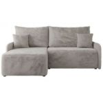 Narożnik ARPA L - strona lewa - jasnoszary, plusz