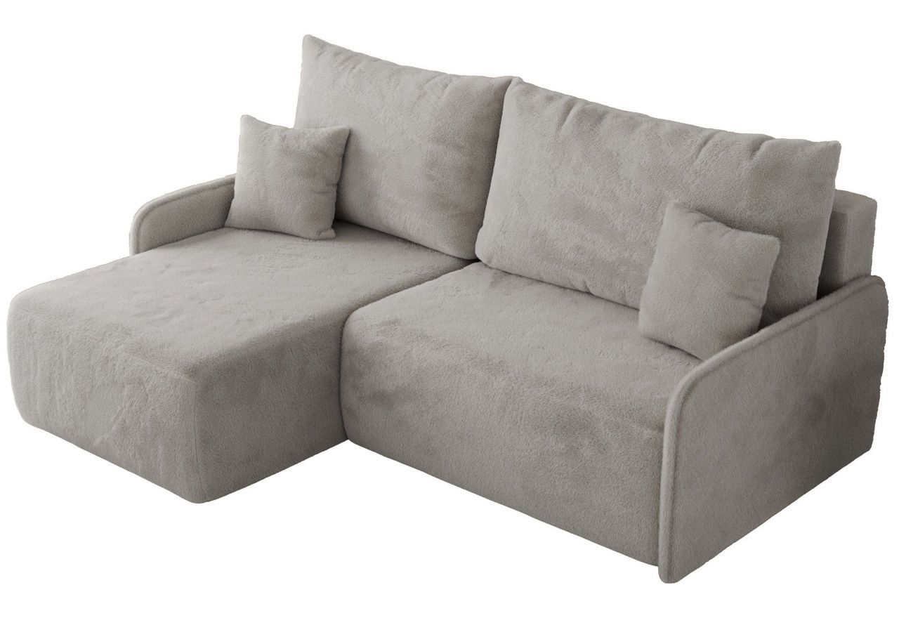 Narożnik ARPA L - strona lewa - jasnoszary, plusz