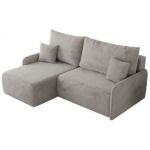 Narożnik ARPA L - strona lewa - jasnoszary, plusz