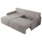 Narożnik ARPA L - strona lewa - jasnoszary, plusz