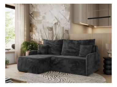 Narożnik ARPA L - strona lewa - ciemnoszary, plusz