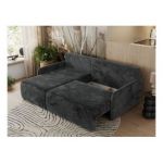 Narożnik ARPA L - strona lewa - ciemnoszary, plusz