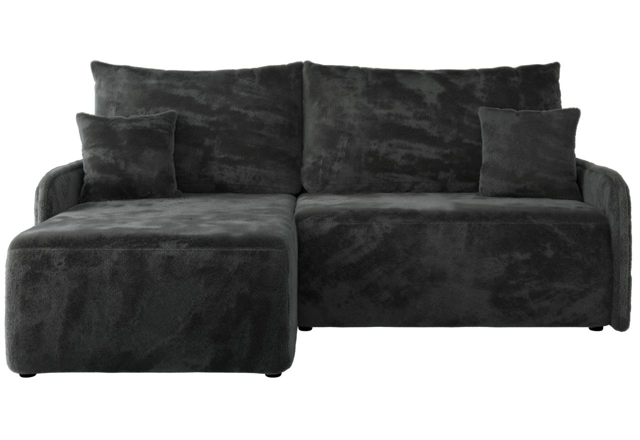 Narożnik ARPA L - strona lewa - ciemnoszary, plusz