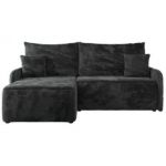 Narożnik ARPA L - strona lewa - ciemnoszary, plusz