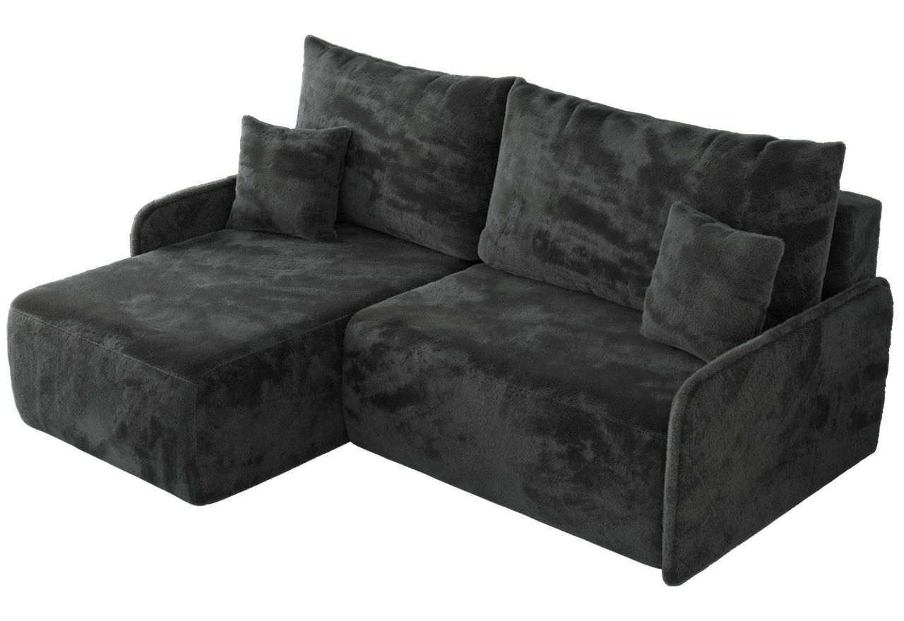 Narożnik ARPA L - strona lewa - ciemnoszary, plusz