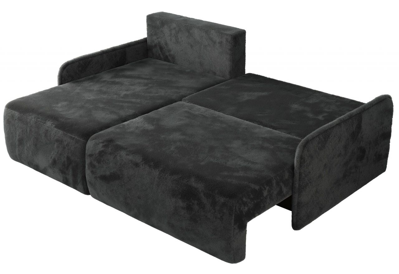 Narożnik ARPA L - strona lewa - ciemnoszary, plusz