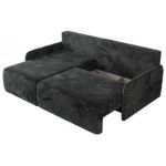 Narożnik ARPA L - strona lewa - ciemnoszary, plusz