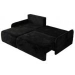 Narożnik ARPA L - strona lewa - czarny, plusz