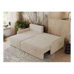 Narożnik ARPA L - strona lewa - kremowy, plusz