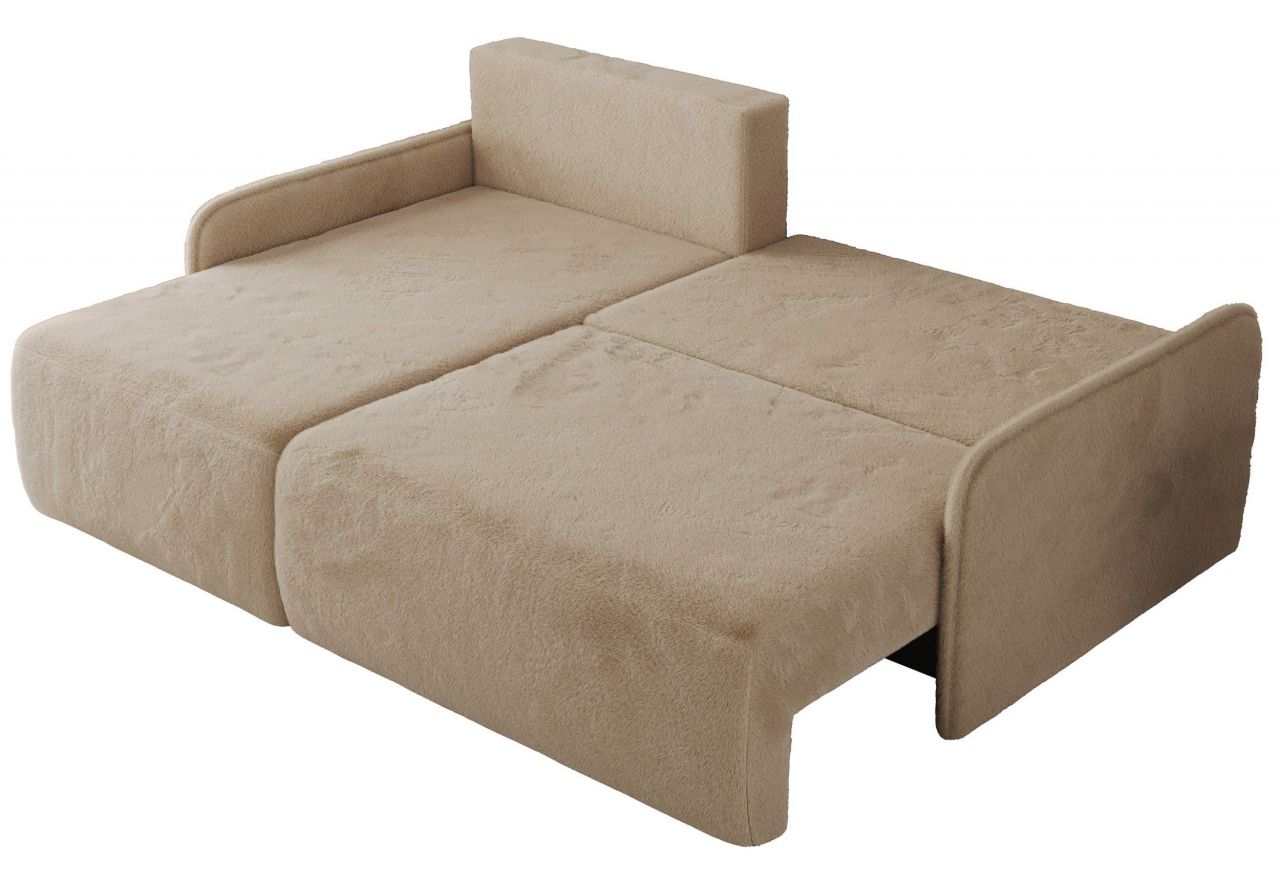 Narożnik ARPA L - strona lewa - beżowy, plusz