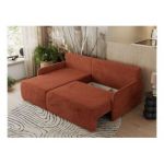 Narożnik ARPA L - strona lewa - pomarańczowy, plusz