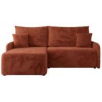 Narożnik ARPA L - strona lewa - pomarańczowy, plusz