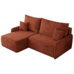 Narożnik ARPA L - strona lewa - pomarańczowy, plusz