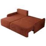 Narożnik ARPA L - strona lewa - pomarańczowy, plusz