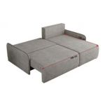 Narożnik ARPA L - strona lewa - jasnoszary, struktura