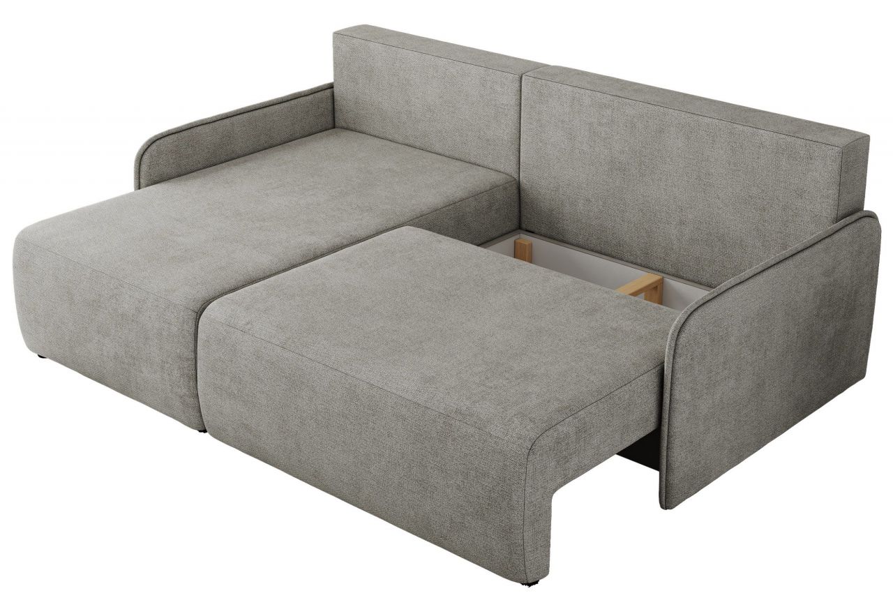 Narożnik ARPA L - strona lewa - jasnoszary, struktura