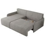 Narożnik ARPA L - strona lewa - jasnoszary, struktura