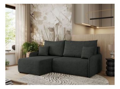 Narożnik ARPA L - strona lewa - ciemnoszary, struktura