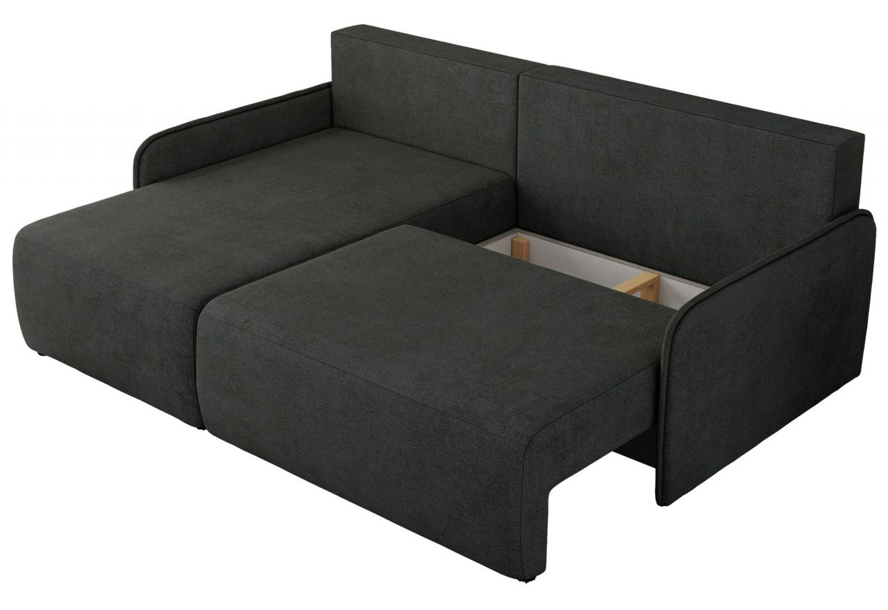 Narożnik ARPA L - strona lewa - ciemnoszary, struktura