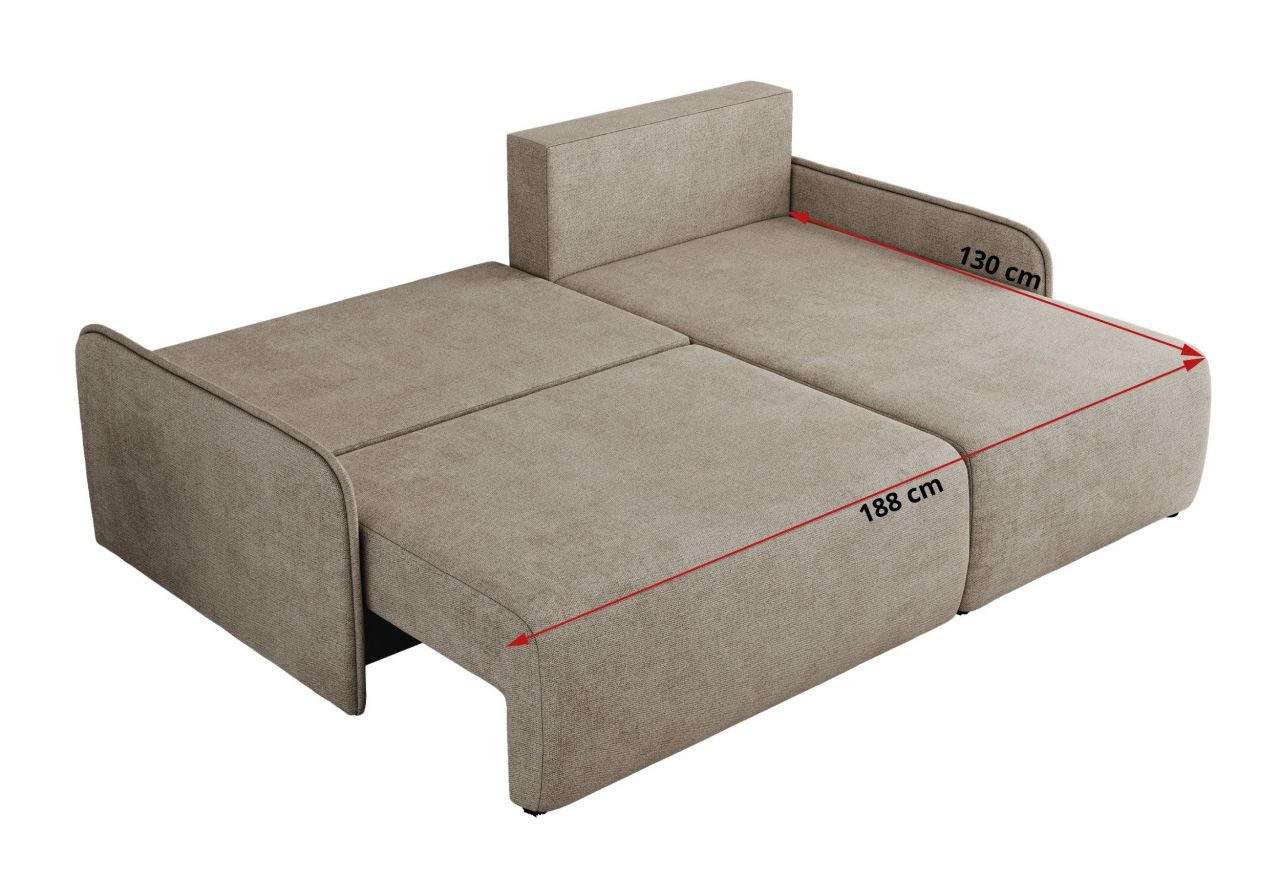 Narożnik ARPA L - strona lewa - beżowy, struktura