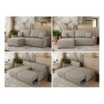 Narożnik ARPA L - strona lewa - beżowy, struktura