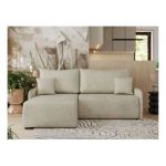 Narożnik ARPA L - strona lewa - beżowy, welwet