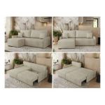 Narożnik ARPA L - strona lewa - beżowy, welwet