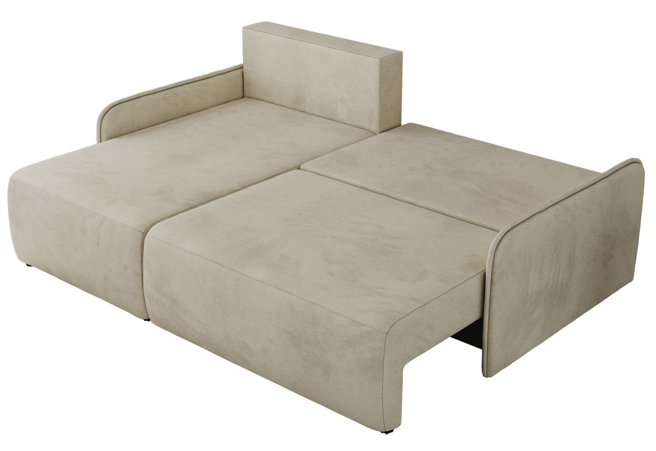 Narożnik ARPA L - strona lewa - beżowy, welwet