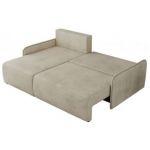 Narożnik ARPA L - strona lewa - beżowy, welwet