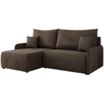 Narożnik ARPA L - strona lewa - brązowy, welwet