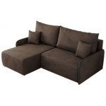 Narożnik ARPA L - strona lewa - brązowy, welwet